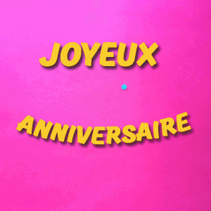 gif joyeux anniversaire confettis